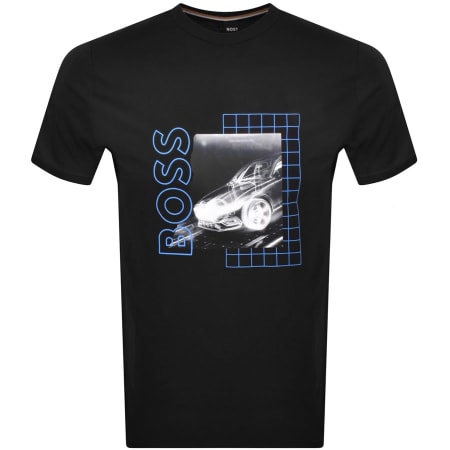 Product Image for BOSS Tiburt 412 Logo T Shirt Black