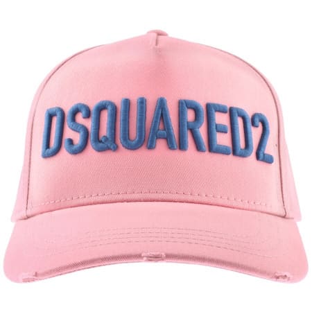 Product Image for DSQUARED2 Logo Baseball Cap Pink