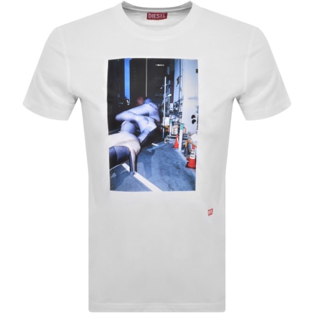 Product Image for Diesel T Diegor L5 Logo T Shirt White
