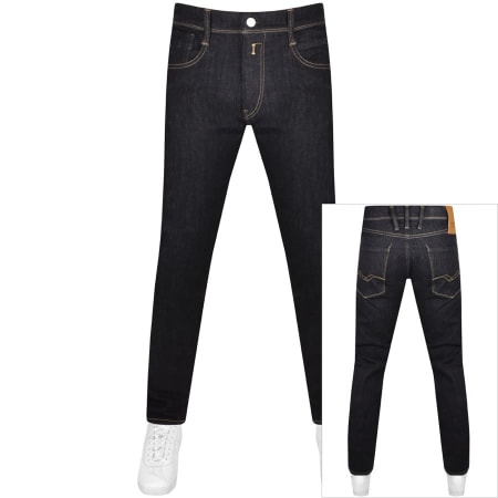 Product Image for Replay Anbass Slim Fit Dark Wash Jeans Navy