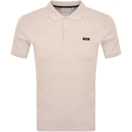 BOSS Paule 4 Jersey Polo T Shirt Beige | Mainline Menswear