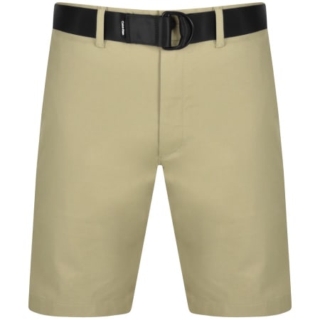 Product Image for Calvin Klein Modern Twill Slim Fit Shorts Beige