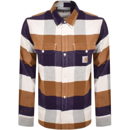 Product Image for Carhartt WIP Lyman Long Sleeve Shirt Brown