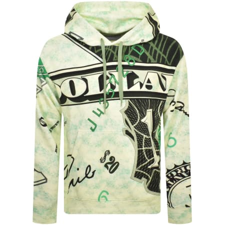 Product Image for Moschino Dollar Print Hoodie Green