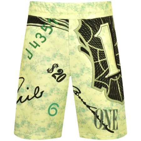 Product Image for Moschino Dollar Print Jersey Shorts Green