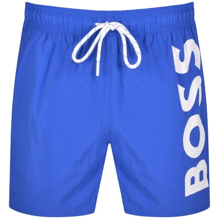 BOSS Octopus Swim Shorts Blue | Mainline Menswear