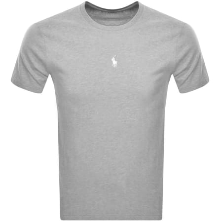 Product Image for Ralph Lauren Crew Neck Logo T Shirt Grey
