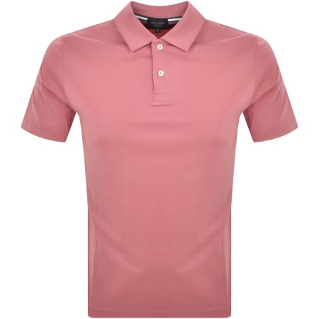 Product Image for Ted Baker Slim Fit Zeither Polo T Shirt Pink