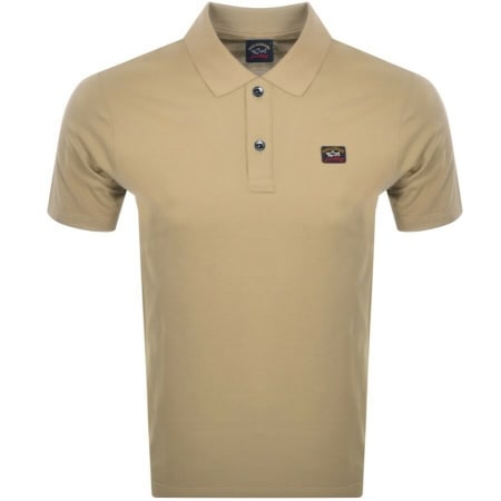 Product Image for Paul And Shark Short Sleeved Polo T Shirt Brown