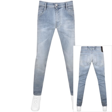 Product Image for Replay Anbass Hyperflex Jeans Light Blue