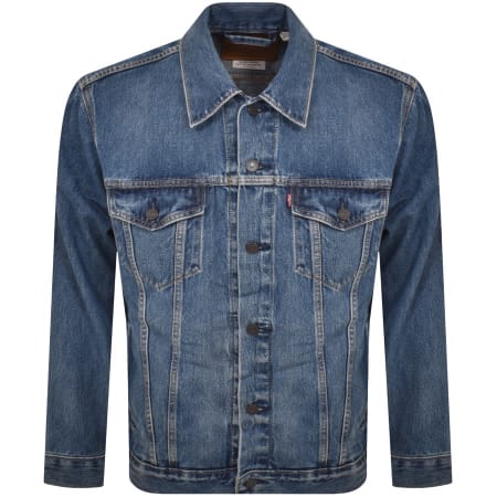 Product Image for Levis Mid Wash Trucker Denim Jacket Blue