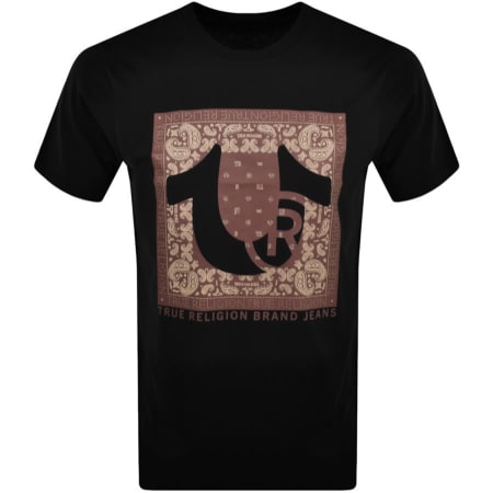 Product Image for True Religion Paisley Logo T Shirt Black