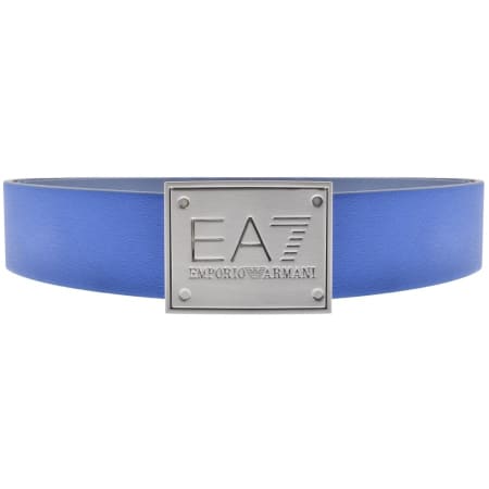 Product Image for EA7 Emporio Armani Reversible Logo Belt Blue