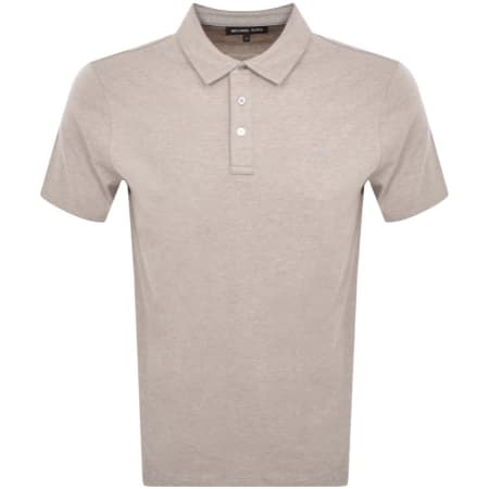 Product Image for Michael Kors Sleek Polo T Shirt Grey