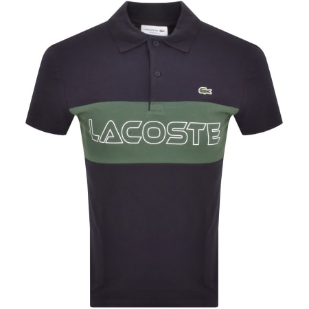 Product Image for Lacoste Colour Block Polo T Shirt Navy