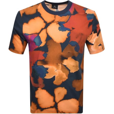 Product Image for Paul Smith Large Petals T Shirt Navy