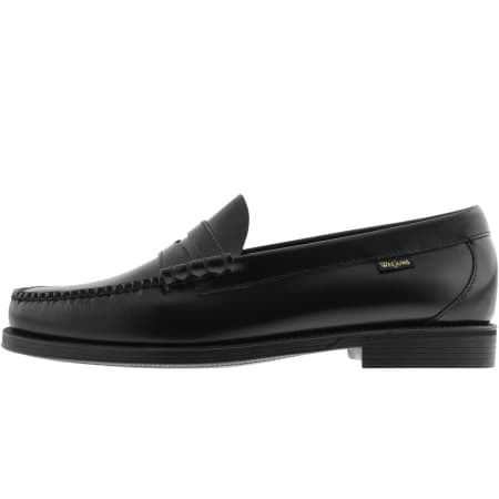 GH Bass Weejun 90 Larson Leather Loafers Black | Mainline Menswear
