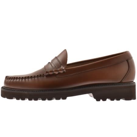 Product Image for GH Bass Weejun 90 Larson Leather Loafers Brown