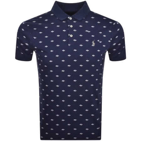 Product Image for Ralph Lauren Slim Fit Polo T Shirt Navy