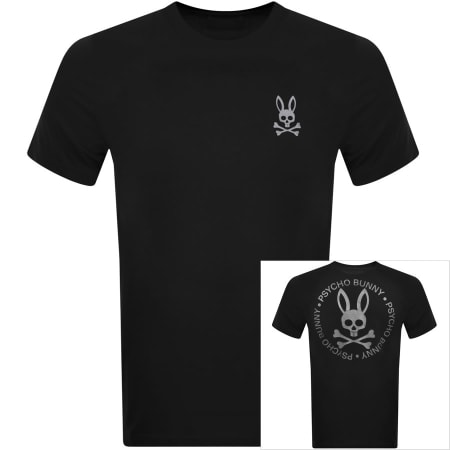Psycho Bunny Crossby Reflective T Shirt Black | Mainline Menswear ...