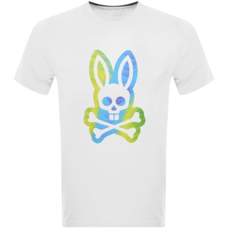 Product Image for Psycho Bunny Montgomery Graphic T Shirt White