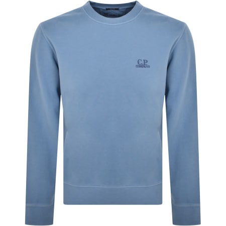 Product Image for CP Company Emerized Diagonal Sweatshirt Blue