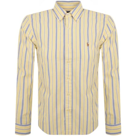 Product Image for Ralph Lauren Stripe Long Sleeved Shirt Yellow