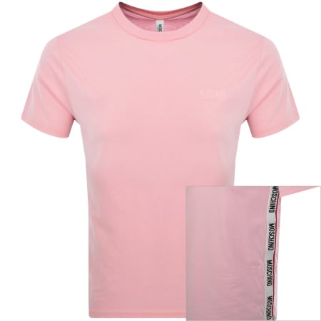 Product Image for Moschino Logo T Shirt Pink