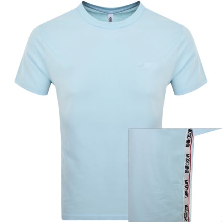 Product Image for Moschino Logo T Shirt Blue
