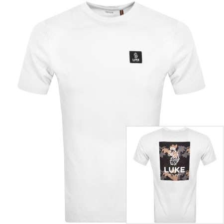 Product Image for Luke 1977 BSP 2 Back Print T Shirt White