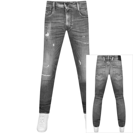 Product Image for Replay Anbass Jeans Mid Wash Grey