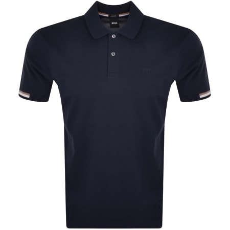 Product Image for BOSS Parlay 147 Short Sleeved Polo T Shirt Navy