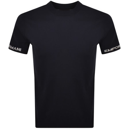 Product Image for Emporio Armani Knit T Shirt Navy