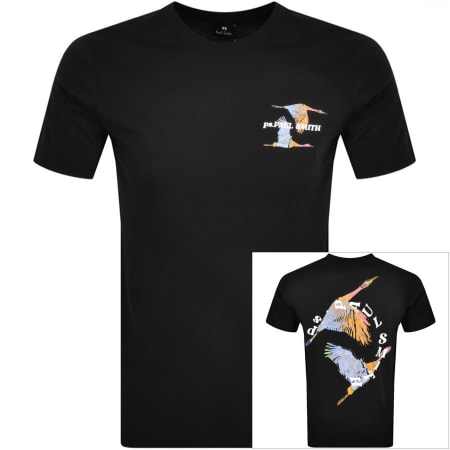 Product Image for Paul Smith Flying Birds T Shirt Black