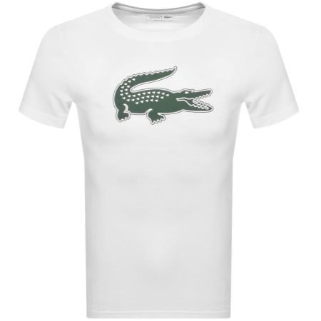 Product Image for Lacoste Core Performance Logo T Shirt White
