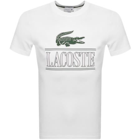 Product Image for Lacoste Logo T Shirt White