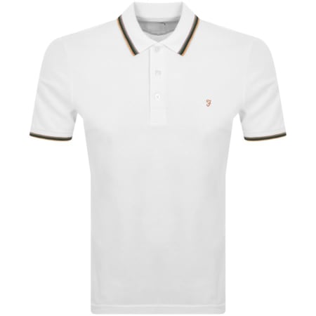 Product Image for Farah Vintage Alvin Polo T Shirt White