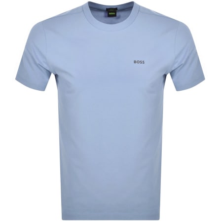 Product Image for BOSS Logo Crew Neck T Shirt Blue