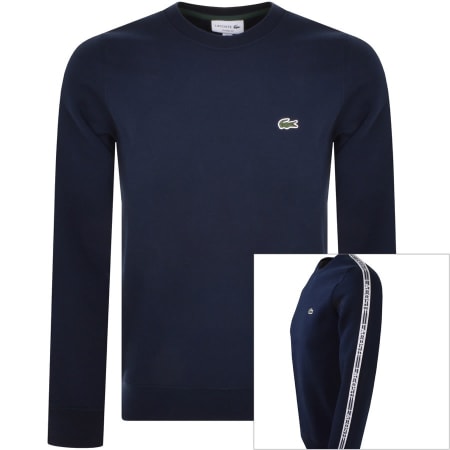 Product Image for Lacoste Tape Sweatshirt Navy