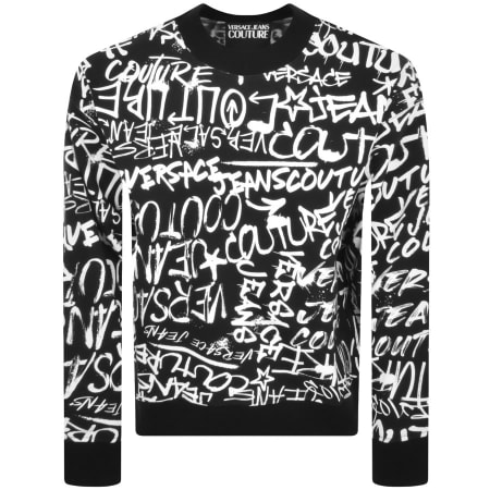 Product Image for Versace Jeans Couture Graffiti Sweatshirt Black