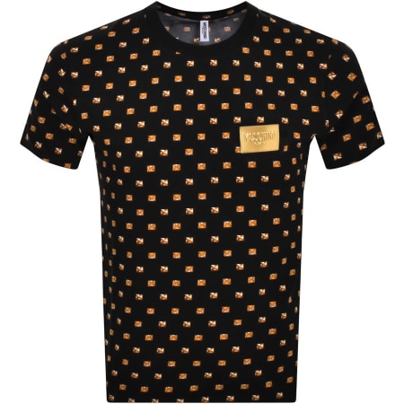 Product Image for Moschino Swim Fantasy Print T Shirt Black