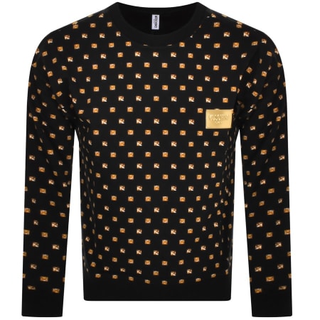 Moschino Lounge Swim Sweatshirt Black | Mainline Menswear