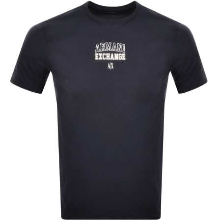Product Image for Armani Exchange Logo T Shirt Navy