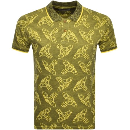 Product Image for Vivienne Westwood Logo Polo T Shirt Yellow