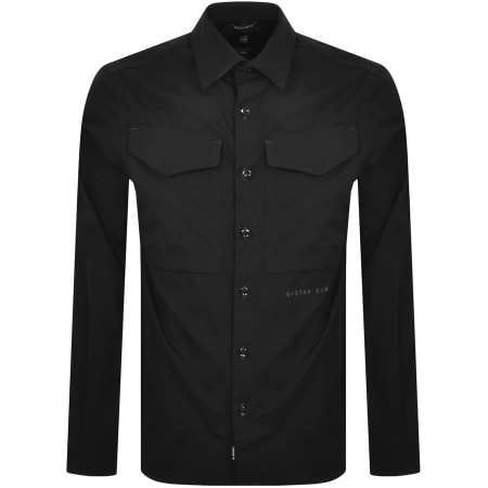 Product Image for G Star Raw Cargo Regular Long Sleeve Shirt Black