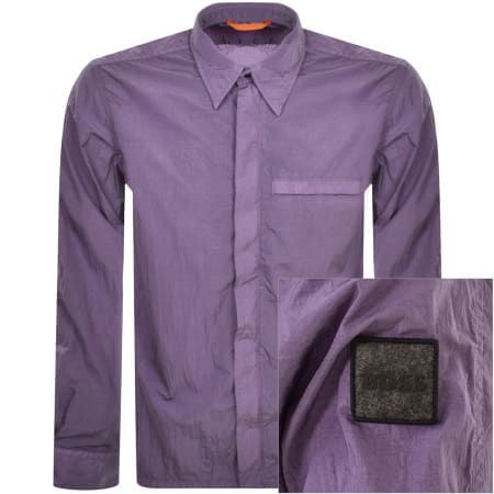 Product Image for BOSS Laio Long Sleeve Overshirt Purple