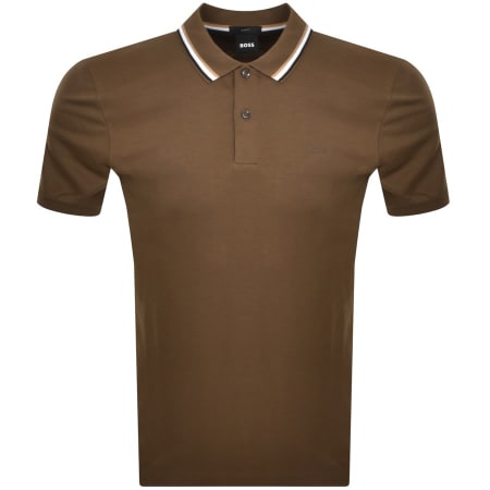 Product Image for BOSS Penrose 38 Polo T Shirt Khaki
