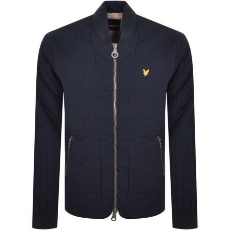 Product Image for Lyle And Scott Quilted Liner Jacket Navy