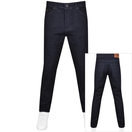 Product Image for BOSS Maine Regular Fit Dark Wash Jeans Navy