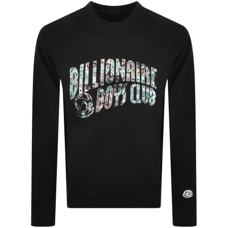 Product Image for Billionaire Boys Club Camo Logo Sweatshirt Black